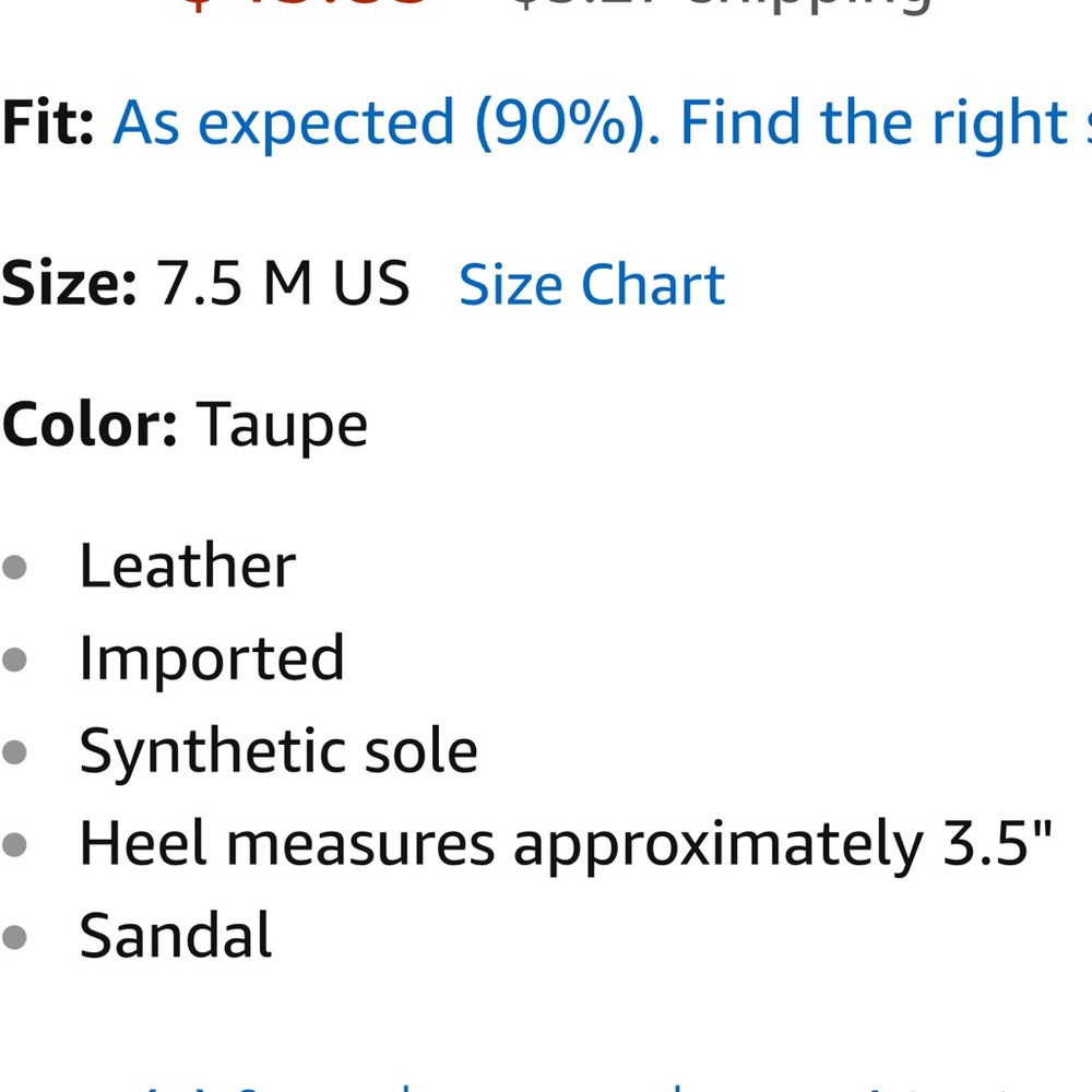 ADRIENNE VITTADINI SIZE 6 GOLD GROVIS DRESS SANDAL - Picture 5 of 8